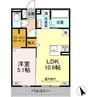 (仮)有玉北町ＰＪ 1LDKの間取り