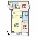 シャーメゾングレイスの間取図