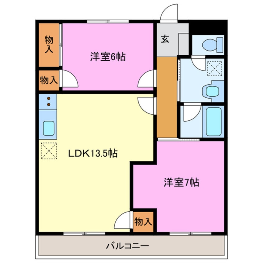 間取図 パークサイド髙木