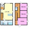上島戸建 3LDKの間取り