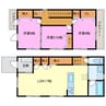 幸４丁目貸家 3LDKの間取り