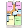 メゾンムラマツⅠ 3DKの間取り