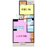 Felicia曳馬 1LDKの間取り