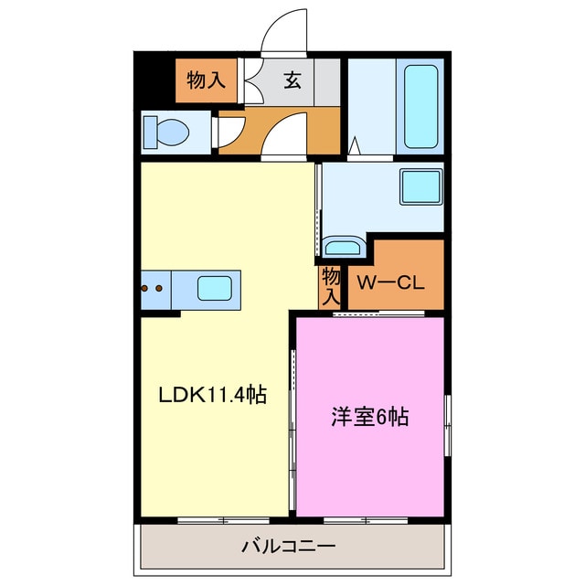 間取り図 クレール奏KOMATSU