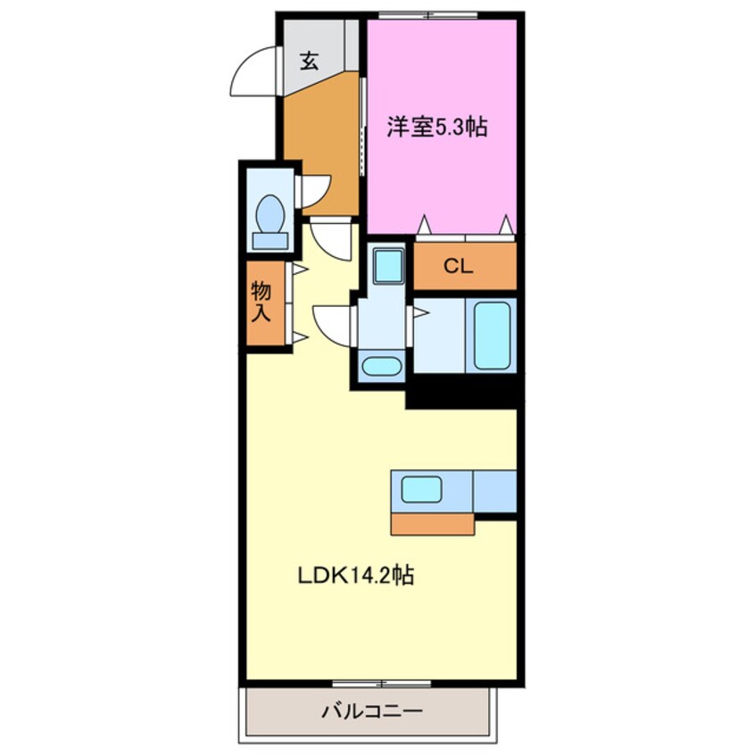 間取図 フェリス道本