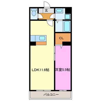 間取図 フェリス道本