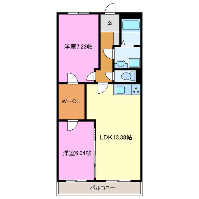間取り図 仮）黒柳マンション