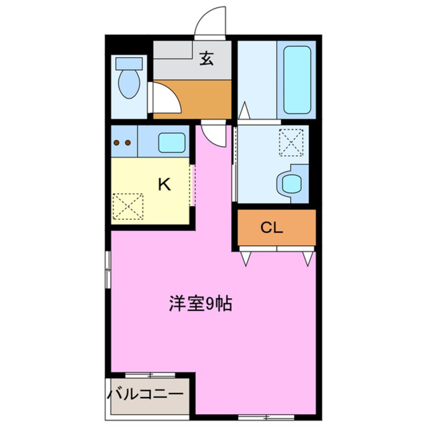 間取図 ゆずハイム