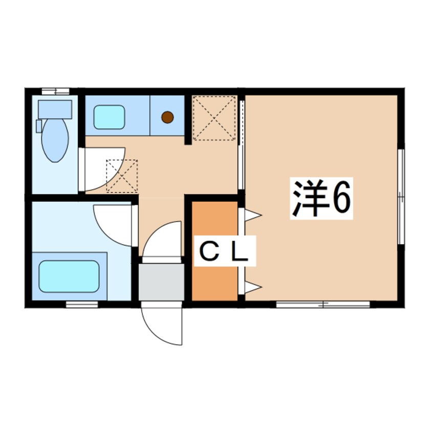 間取図 フレンドリーハイツ加賀野