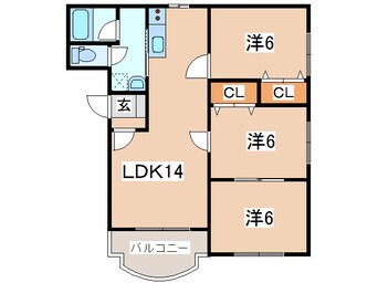 間取図 サンライズ住吉