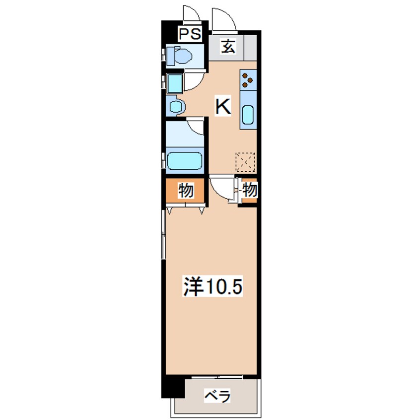 間取図 マンションＫ・３