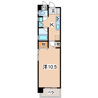 間取図 マンションＫ・３