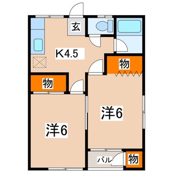 間取図 ケンハウスＡ