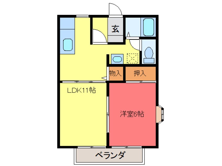 間取図 ハイランドヴィラ　Ⅱ