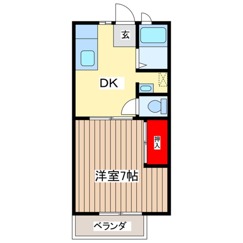間取図 サンライズハウスB