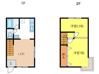 間取図 コーポサンライズ