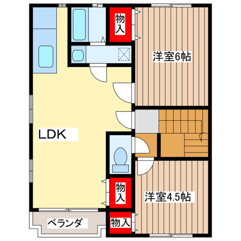 間取図 グリーンヒルズＡ