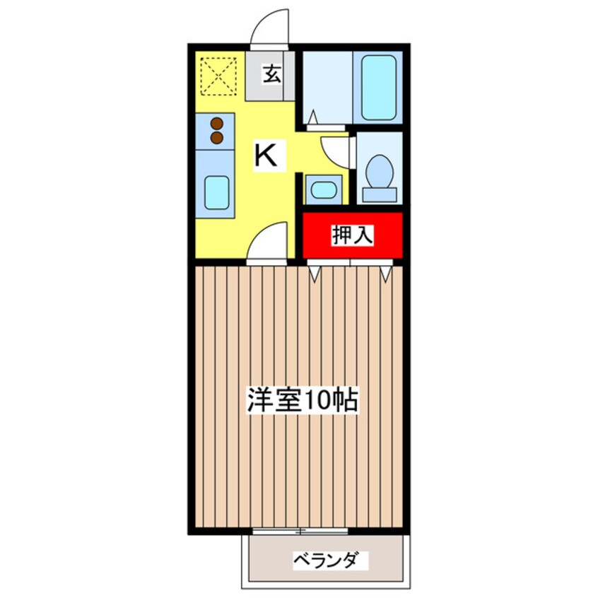 間取図 ノーブルクロードⅠ