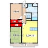 Y&Mマンションドリーム 2LDKの間取り
