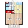 ＡＣＴＹ・Ⅰ 2DKの間取り