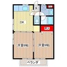 ＡＣＴＹ・Ⅰ 2DKの間取り