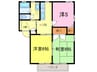 ディアス北原Ａ 3Kの間取り