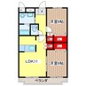 Ｋ＆Ｍ５５５ 2LDKの間取り