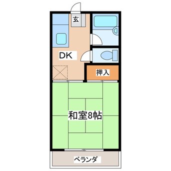 間取図 阿久津コーポ