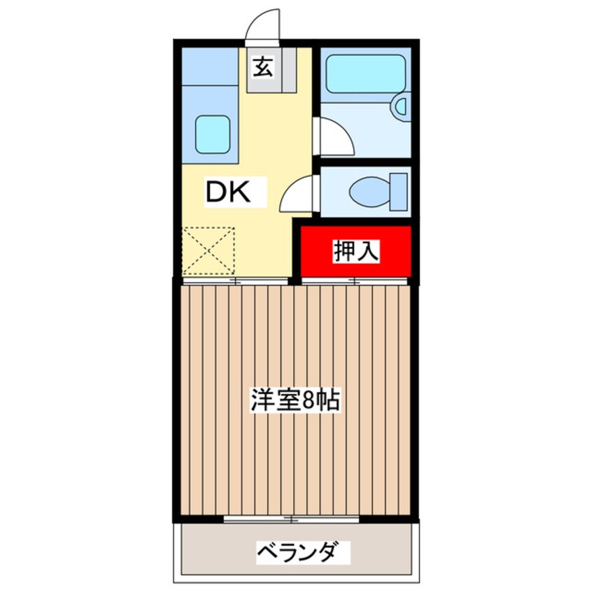 間取図 阿久津コーポ