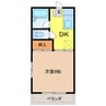 阿久津コーポ 1Kの間取り