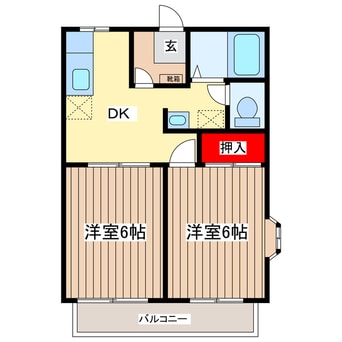 間取図 メゾンドＳ－1