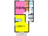 Ｃ.Ｆ ＨＥＩＧＨＴＳ　Ｑ 1LDKの間取り