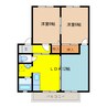 サンビレッジ宝石台 壱番館 2LDKの間取り