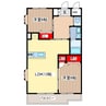 コート・モニエール 2LDKの間取り