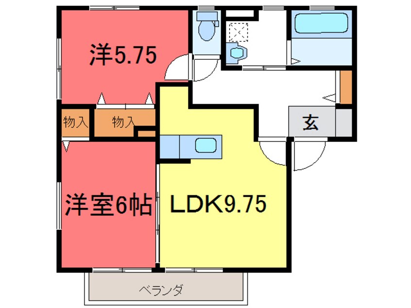 間取図 スペランツC