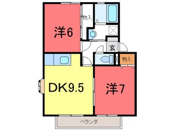 間取図 グリーンヴィラⅦ（7）