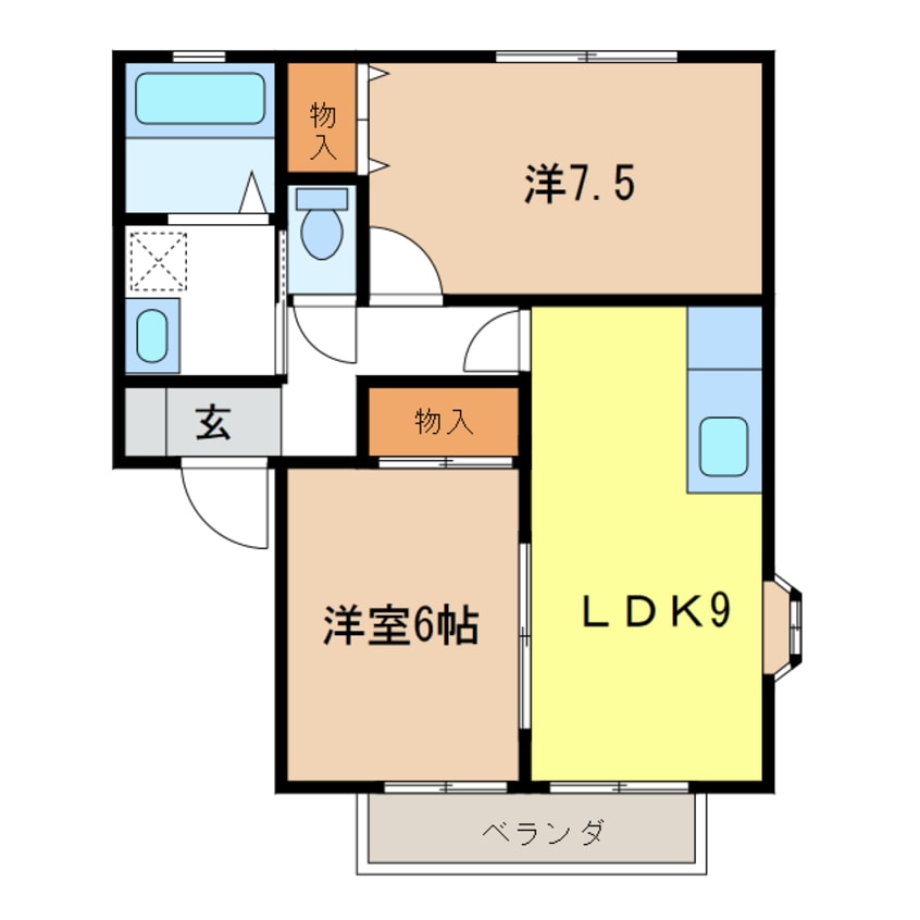 間取図 レジデンス・ホライズンＢ棟