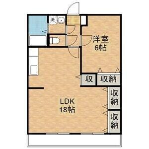 間取り図 林マンションB