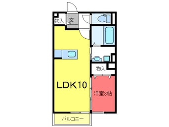 間取図 メゾン・ド・ウィステアリアＭ