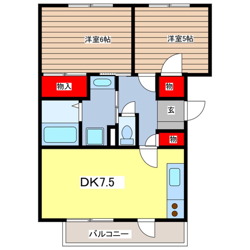 間取図 ニューエルディムティエス