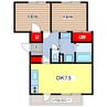 VILLA SAKURA 2DKの間取り