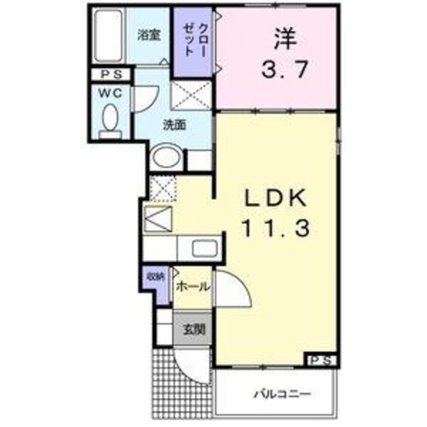 間取図 ストリート　サイド