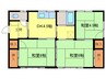 オガワ貸家Ⅰ 3DKの間取り