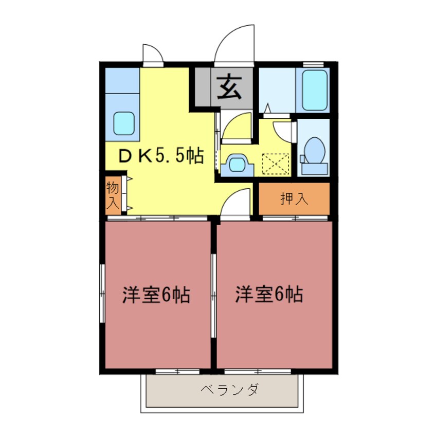 間取図 ＣＦハイツⅧ