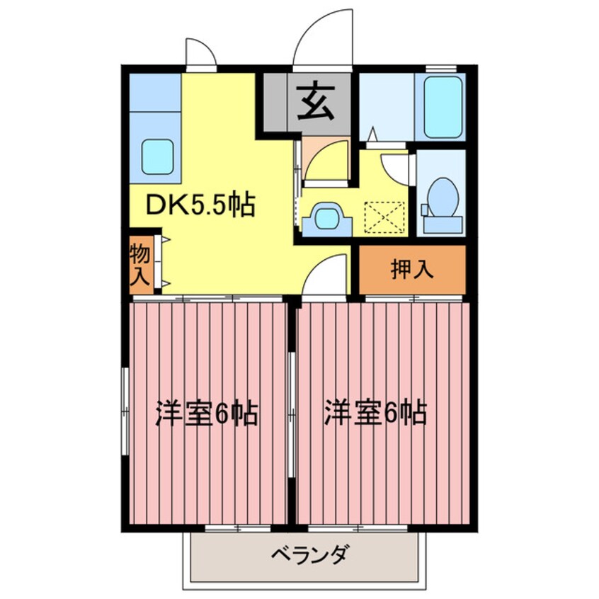 間取図 ＣＦハイツⅧ