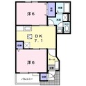 ユニゾンさくらＤの間取図