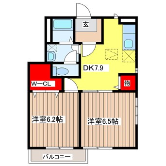 間取図 メゾンシャルマン