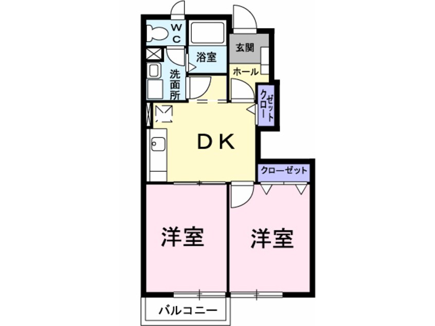 間取図 ベル・コリーヌA
