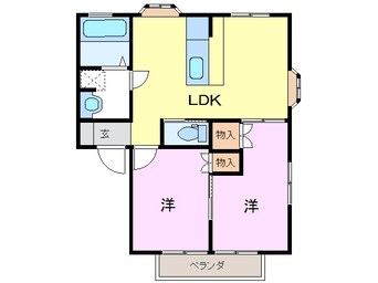間取図 リトル・パンド・ハイツＡ