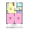 ドリームタウンI 2DKの間取り
